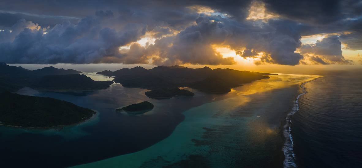 Photo - Polynésie Française - Vue du ciel - Huahine #129