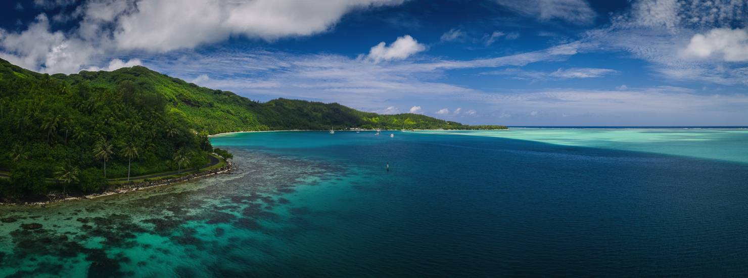 Photo - Polynésie Française - Vue du ciel - Huahine #135