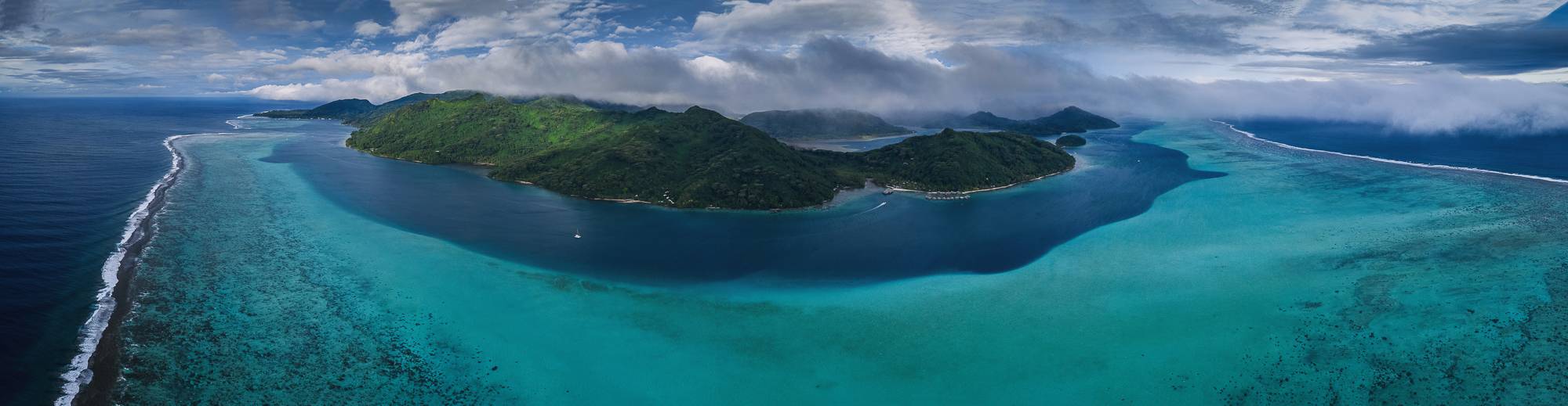 Photo - Polynésie Française - Vue du ciel - Huahine #283