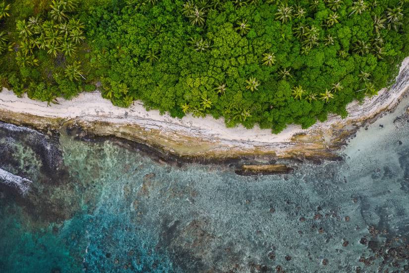 Photo - Polynésie Française - Vue du ciel - Huahine #286