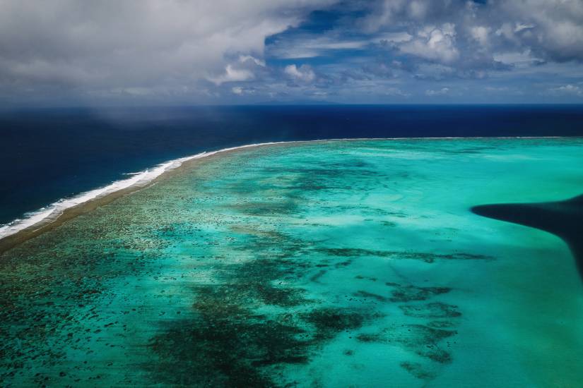 Photo - Polynésie Française - Vue du ciel - Huahine #287