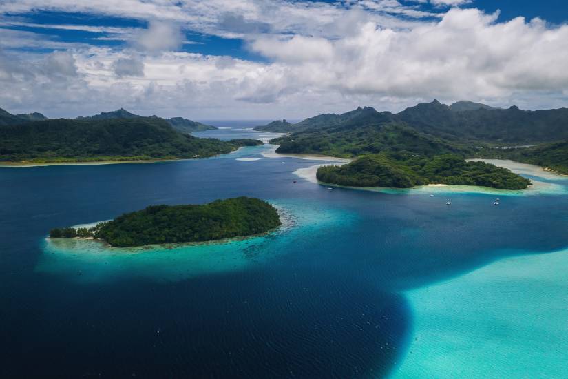 Photo - Polynésie Française - Vue du ciel - Huahine #289