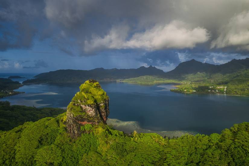 Photo - Polynésie Française - Vue du ciel - Huahine #291