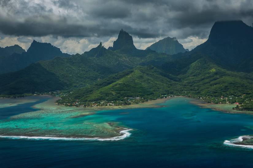 Photo - Polynésie Française - Vue du ciel - Moorea #125