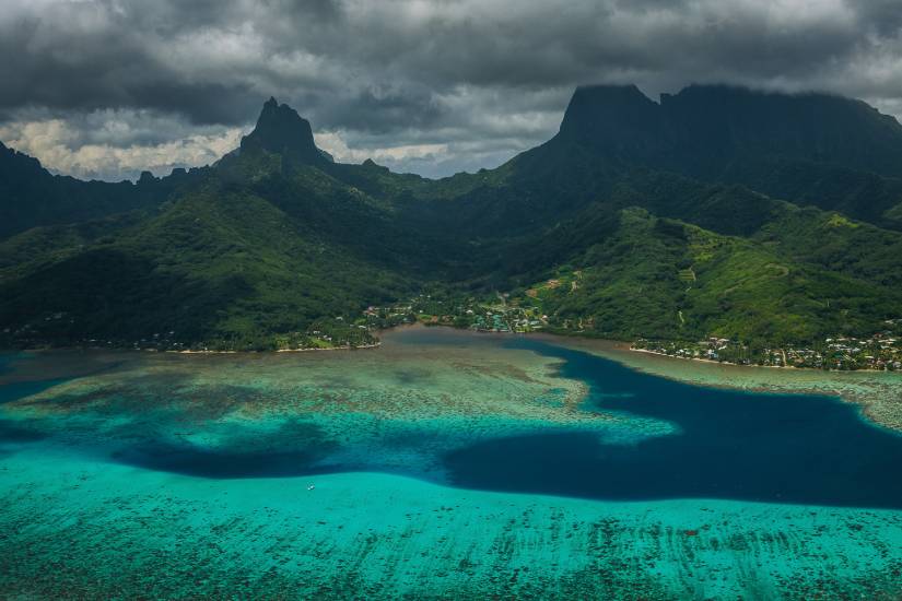 Photo - Polynésie Française - Vue du ciel - Moorea #126