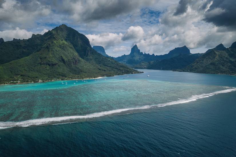 Photo - Polynésie Française - Vue du ciel - Moorea #297