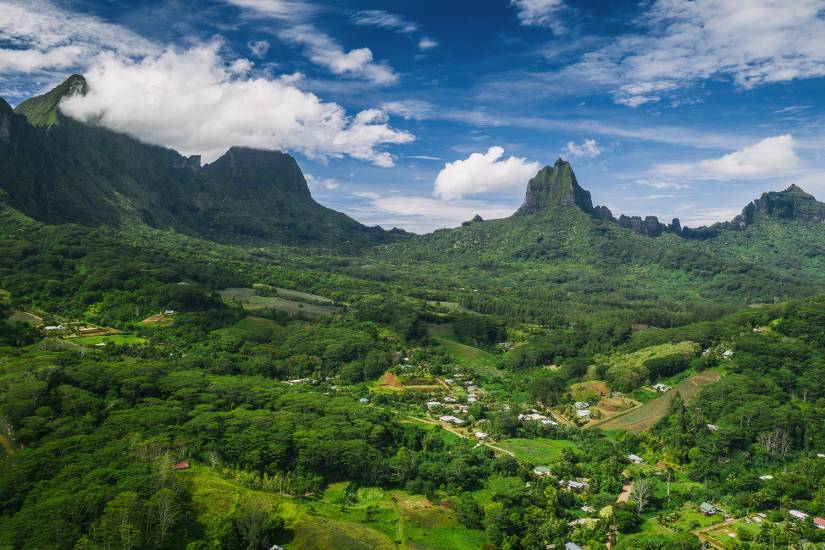 Photo - Polynésie Française - Vue du ciel - Moorea #298