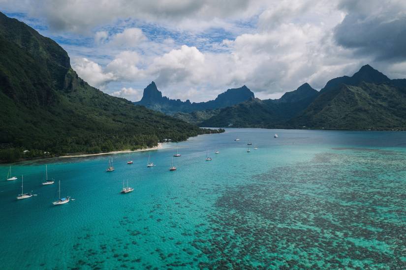 Photo - Polynésie Française - Vue du ciel - Moorea #301