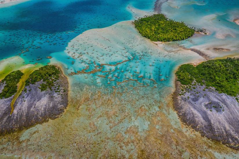 Photo - Polynésie Française - Vue du ciel - Rangiroa #137