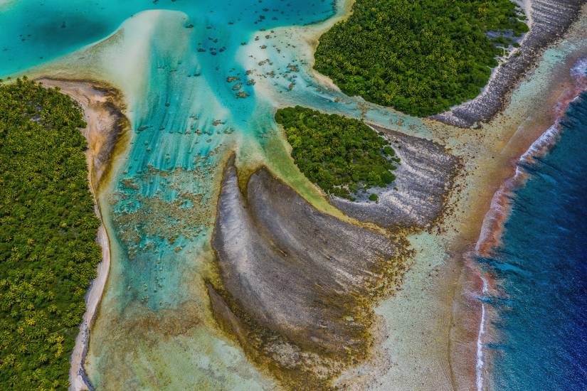 Photo - Polynésie Française - Vue du ciel - Rangiroa #138