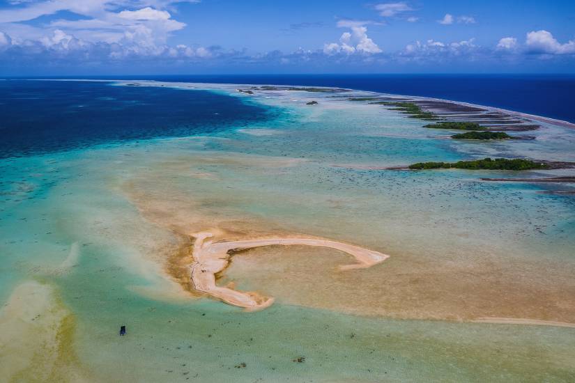 Photo - Polynésie Française - Vue du ciel - Rangiroa #268