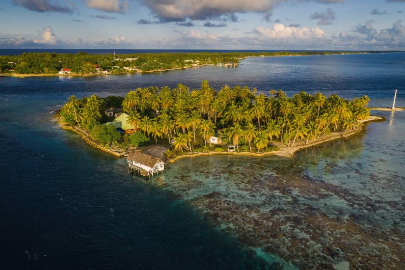 Photo - Polynésie Française - Vue du ciel - Rangiroa #278