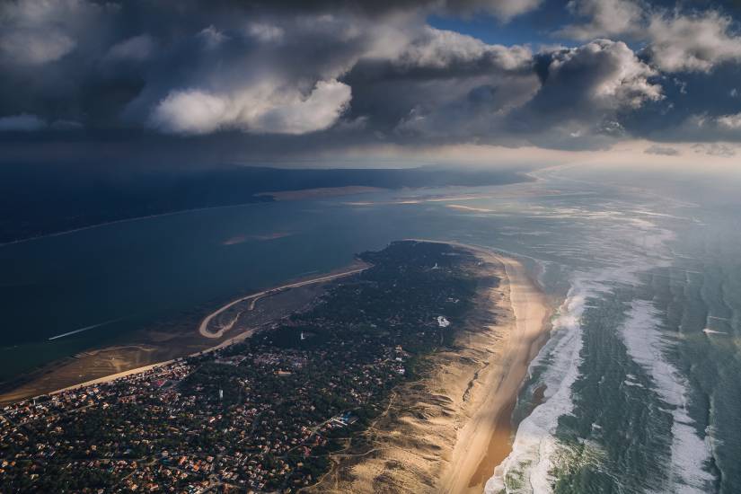 Photo - Vu du ciel - BassinArcachon-aerien #100